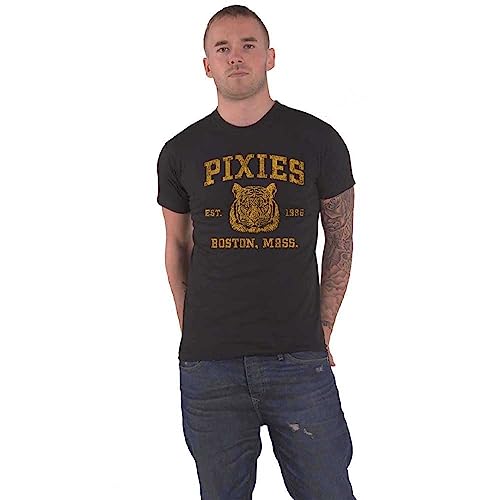 Pixies PHYS Ed Männer T-Shirt schwarz XL 100% Baumwolle Band-Merch, Bands von Pixies