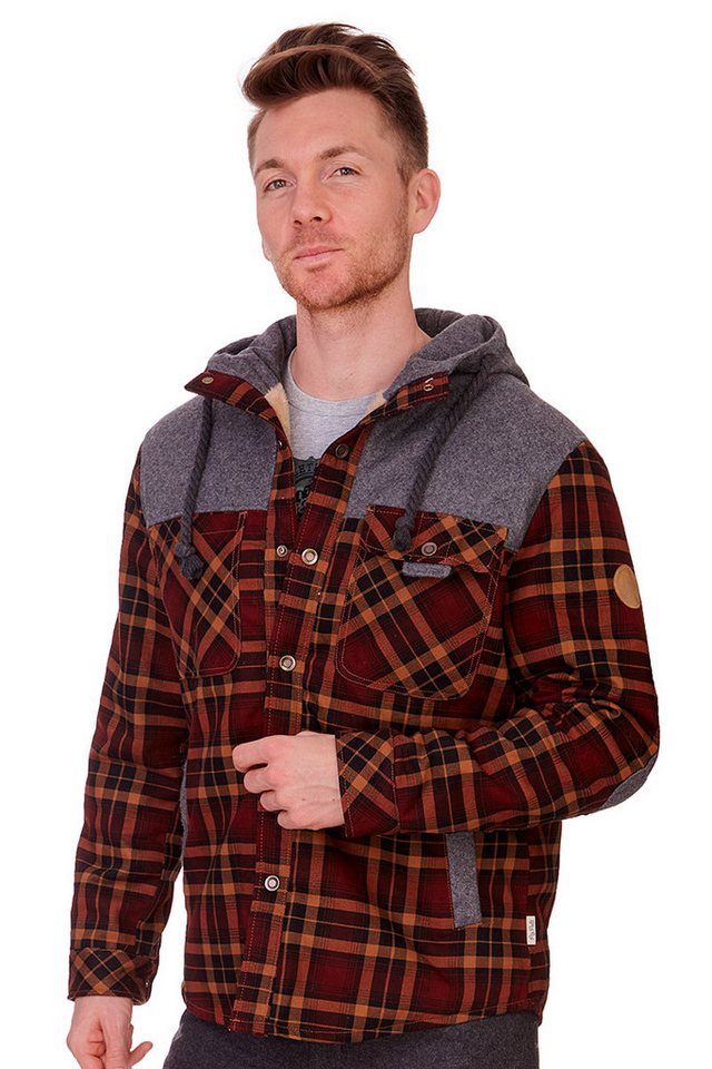 Piz Palü Outdoorjacke Hemdjacke Herren - TACHERTING - rot von Piz Palü