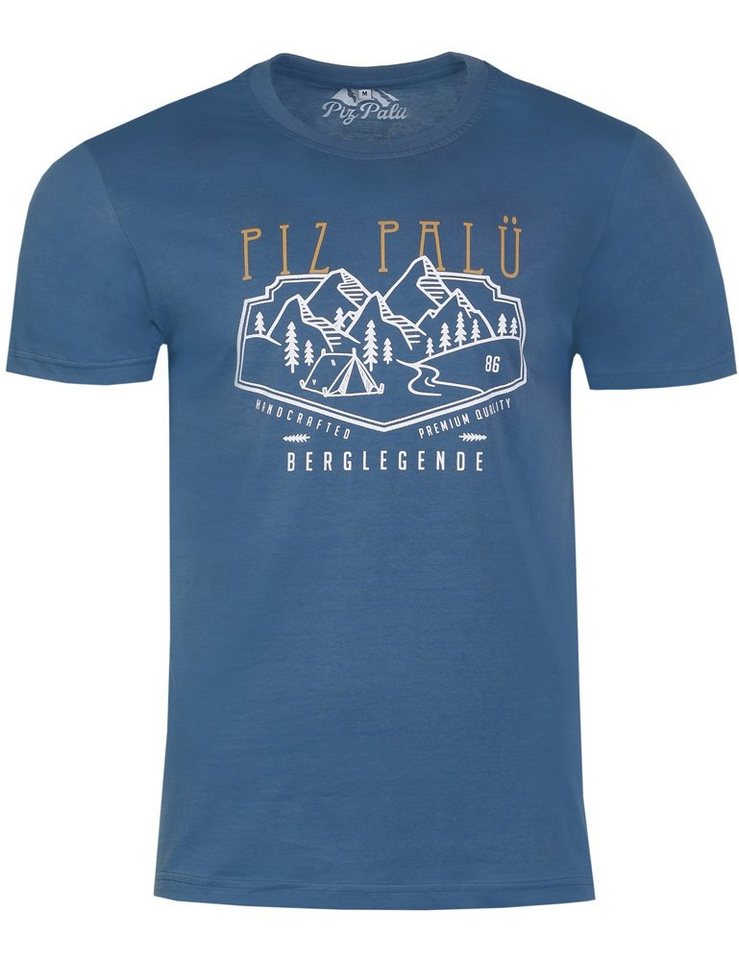 Piz Palü T-Shirt Piz Palü Herren Kurzarm Shirt 'Unterwässen' mit Pr von Piz Palü