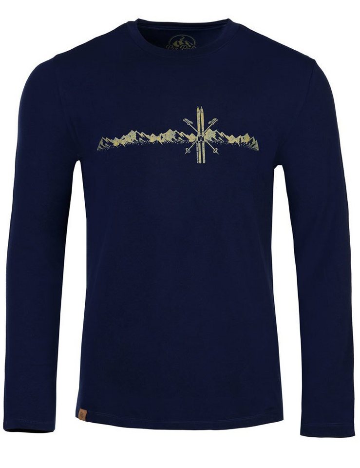 Piz Palü T-Shirt Piz Palü Herren Langarmshirt 'Unterammergau', 020 von Piz Palü