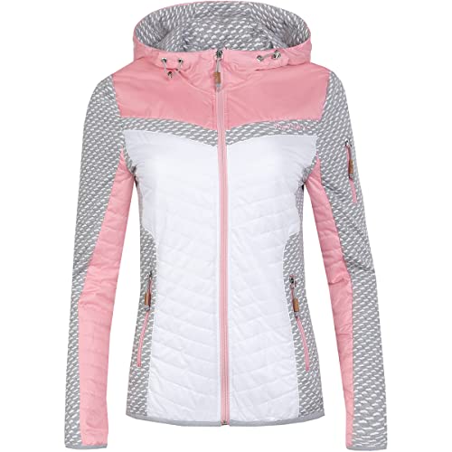 Piz Palü W Eitting Colorblock - PrimaLoft Leichte vielseitige Damen PrimaLoft Hybridjacke, Größe 42 - Farbe Stein - Pe von Piz Palü