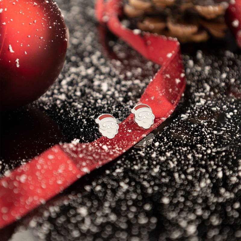 Weihnachtsmann Ohrringe Weihnachtsschmuck, Ohrstecker, Kleine Ohrstecker von PizumiLondon