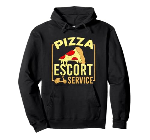 Pizza Delivery Guy Pizza Escort Service Pizza Damen Pullover Hoodie von Pizza Delivery Costume Product Movers Pizza Boxes
