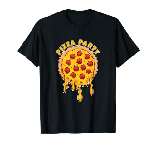 Pizza Party Salami Kinder Tochter Sohn Geschenk Geburtstag T-Shirt von Pizza Liebhaber Design Und Pizza Geschenkidee