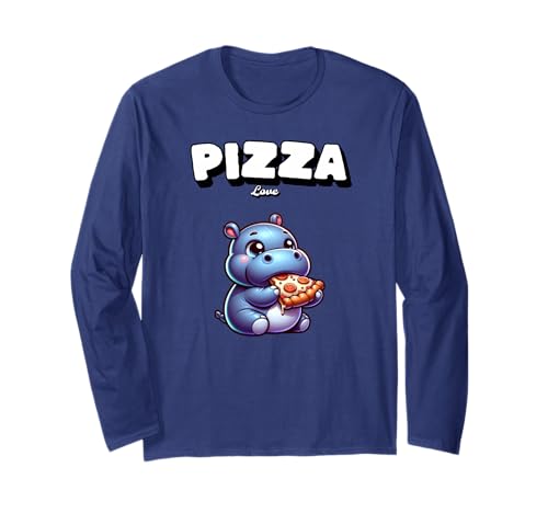 Pizza Baby Nilpferd Food American Food Usa Italy Gifts Langarmshirt Pizza Baby Nilpferd Food American Food Usa Italy Gifts Langarmshirt von Pizza Lovers gifts