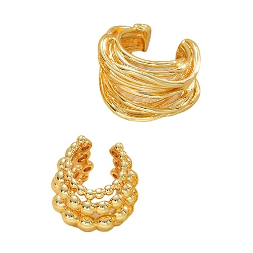 2pcs Vintage Styles Mehrschichtige Perlenohrringe Für Frauen Mit Einzigartigen Drahtverpackungen Und Tragbaren Bequemen Verschleiß Antiquitätenstilen Ohrtropfen von Pjeghbvop