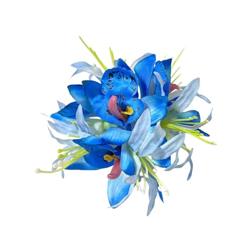 Bunte Blumen-Haarnadeln für Damen, Blumen-Haarspange für Themenveranstaltungen, Bühnenauftritte, Hochzeiten, Partys und Feiern von Pjeghbvop