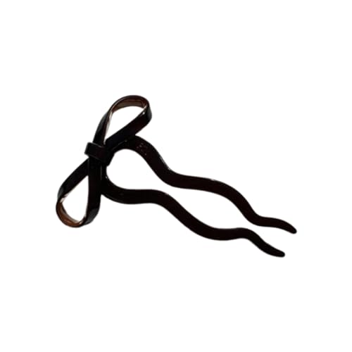 Große Haarspange mit Acrylschleife, elegante Haarnadel mit Schleife, auffälliger Haarschmuck für Frauen und Mädchen von Pjeghbvop