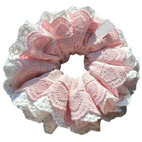 Haargummi, mehrlagig, Blau, Lacework Scrunchies Prinzessin at Large Multi Layer Tie Laciness Haargummi von Pjeghbvop