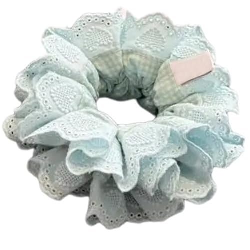 Haargummi, mehrlagig, Blau, Lacework Scrunchies Prinzessin at Large Multi Layer Tie Laciness Haargummi von Pjeghbvop