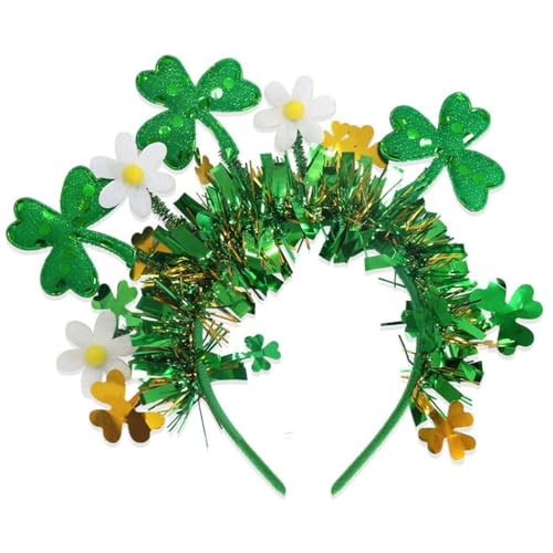 Haarreifen mit Kleeblattmuster, weich, einzigartig, mehrere Stile, Kopfschmuck, festliches Haar-Accessoire von Pjeghbvop