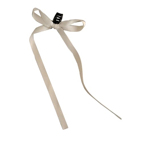 Haarspange mit langer Schleife, elegante Haarklammer für Damen von Pjeghbvop