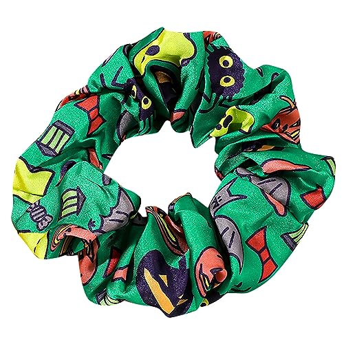 Halloween-Haargummis, Kürbis-Haargummis, weich, elastisch, Haargummis, Haar-Zubehör von Pjeghbvop