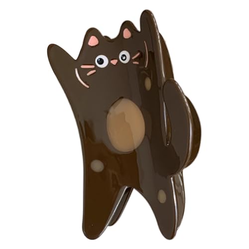 Internet Celebrity Pferdeschwanz-Haarklammer mit Cartoon-Katzen-Form, für Damen, Teenager, Zöpfe, Pferdeschwanz von Pjeghbvop