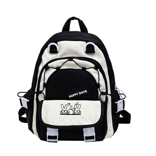 Mädchen Kontrastierende Farb Rucksack Frauen Lässige Rucksäcke School Teenage Old Styles Reisen Reisen Alte Styles Schülerschule Für Mädchen Frau Teenager von Pjeghbvop