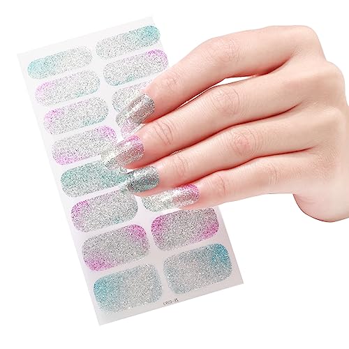 Nagellack Aufkleber Nagel Kunst Slider Maniküre LED Lampe Nagel Abziehbilder Modisches Nagel Aufkleber von Pjeghbvop