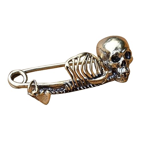 Personalisierter Schädel Brosche Skelett Abzeichen Revers Pin Frauen Rucksack Hutkleidung Dekoration Schal Brosche Pin Geschenke Frauen Skelett Badge Mysteriöses Gothic Halloween Party Accessoire Mode Personalisierter Schädel Brosche Skelett Abzeichen Revers Pin Frauen Rucksack Hutkleidung Dekoration Schal Brosche Pin Geschenke Frauen Skelett Badge Mysteriöses Gothic Halloween Party Accessoire Mode von Pjeghbvop