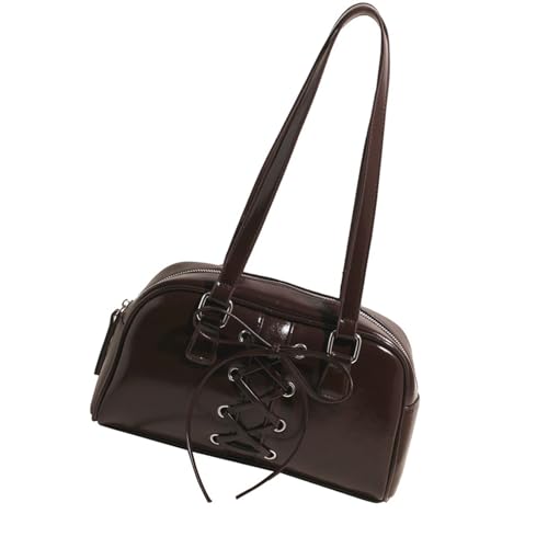 Pjeghbvop Anspruchsvolle Ballettstil Umhängetasche Mit Bögen Krawatten Dekoration PU Leder Underamr Taschen Für Mode Frauen PU Leder Satchel von Pjeghbvop
