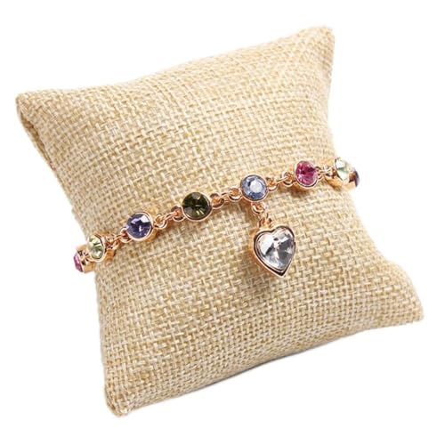 Pjeghbvop Baumwoll Und Leinenarmband Kissen Brauner Schmuckwachen Armband Kissen Ausstellungsständer Schmucktasche Seidenkissenbezug Pjeghbvop Baumwoll Und Leinenarmband Kissen Brauner Schmuckwachen Armband Kissen Ausstellungsständer Schmucktasche Seidenkissenbezug von Pjeghbvop