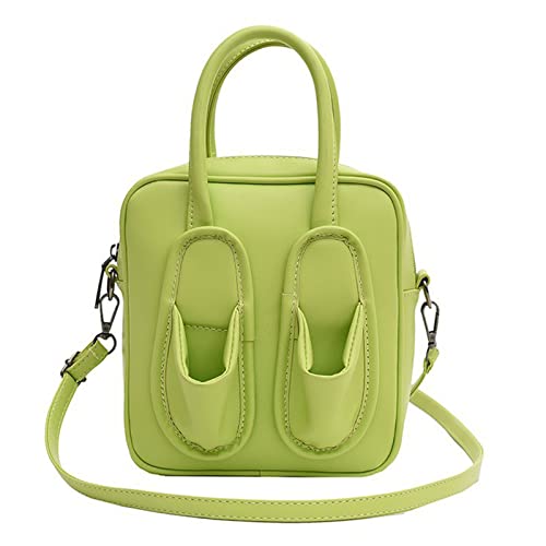 Pjeghbvop Hausschuhe Umhängetasche Für Frauen PU Crossbody Weibliche Handtasche Messenger Kleine Taschenlieben Einkaufen Datiert Frauen PU Handtasche Schulter Slipper Crossbody Girls Small Messenger von Pjeghbvop