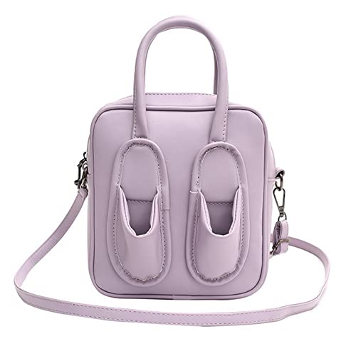 Pjeghbvop Hausschuhe Umhängetasche Für Frauen PU Crossbody Weibliche Handtasche Messenger Kleine Taschenlieben Einkaufen Datiert Frauen PU Handtasche Schulter Slipper Crossbody Girls Small Messenger von Pjeghbvop