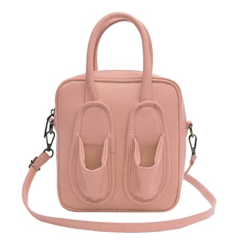 Pjeghbvop Hausschuhe Umhängetasche Für Frauen PU Crossbody Weibliche Handtasche Messenger Kleine Taschenlieben Einkaufen Datiert Frauen PU Handtasche Schulter Slipper Crossbody Girls Small Messenger von Pjeghbvop