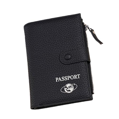 Pjeghbvop Leichte Reisepasshülle, Münzgeldbörse mit reichlich Stauraum für Damen und Herren, für Karten und Bargeld, organisiertes Bargeld, Schwarz , Mass Beauty Pjeghbvop Leichte Reisepasshülle, Münzgeldbörse mit reichlich Stauraum für Damen und Herren, für Karten und Bargeld, organisiertes Bargeld, Schwarz , Mass Beauty von Pjeghbvop