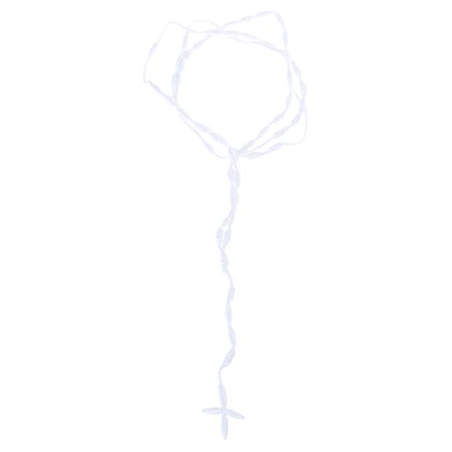 Pjeghbvop Mode Crossing Knot Rosenkranz Halskette Robuste Baumwollschnur Mode Schmuck Accessoire Für Männer Und Frauen Freizeitkette Spirituelle Gebet Halskette von Pjeghbvop