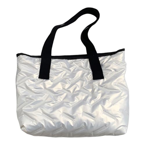 Pjeghbvop Mode Winter Gesteppte Puffer Umhängetasche Für Frauen Große Kapazität Weiche Leichte Handtasche Gepolstert Unterbringerte Schulter von Pjeghbvop