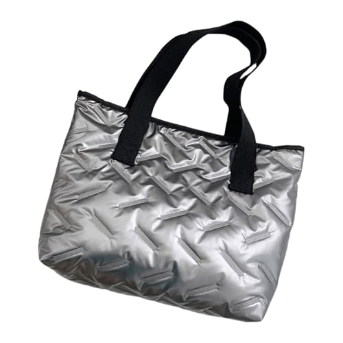 Pjeghbvop Mode Winter Gesteppte Puffer Umhängetasche Für Frauen Große Kapazität Weiche Leichte Handtasche Gepolstert Unterbringerte Schulter von Pjeghbvop