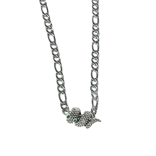 Pjeghbvop Moderne Schlangen Halskette Einzigartige Schmuck Frauen Party Halskette Legierung Textur Für Frauen Die Einzigartige Accessoires Suchen Modern Schmuck von Pjeghbvop