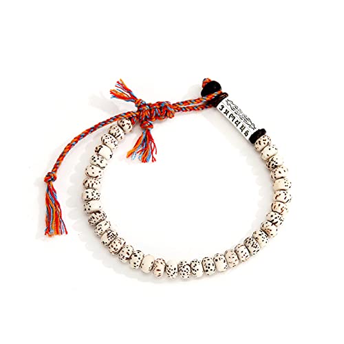 Pjeghbvop Perlen Armband Sechs Charakter Mantra Gewebtes Glücksschmuck Vermögen Paar Für Schutz Kleine Perlenarmbänder Für Männer Teen Girls Stapelbar Pjeghbvop Perlen Armband Sechs Charakter Mantra Gewebtes Glücksschmuck Vermögen Paar Für Schutz Kleine Perlenarmbänder Für Männer Teen Girls Stapelbar von Pjeghbvop