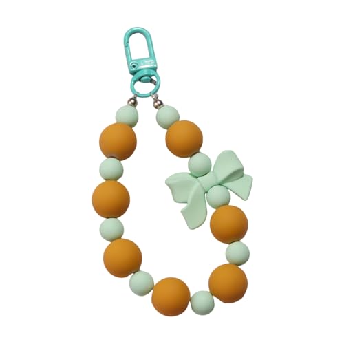 Pjeghbvop Perlen Keyring Kreativer Autos Schlüsselkette Rucksack Anhänger Süße Bögen Schlüsselbeutel Charme Bowknot Perlen Bowknot Keyrings Bag Backpack Car Schlüsselkette von Pjeghbvop