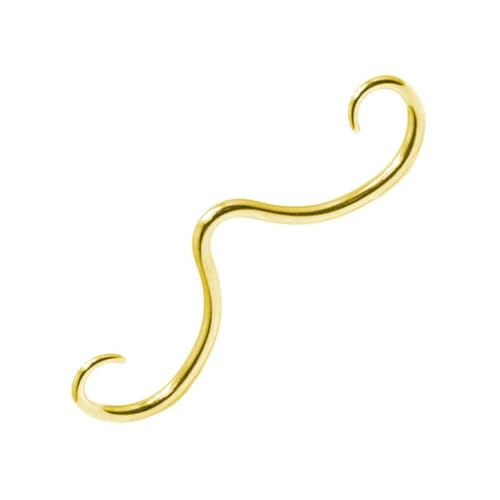 Pjeghbvop Septum Schnurrbart Nasenringe Edelstahl Nasenschsten Mode Ringe Hoops Septum Piercing Schmuck Für Männer Und Frauen Schnurrbart Körper Piercing Accessoire Mode Einzigartig von Pjeghbvop