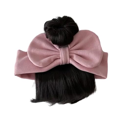 Schöne Baby Bowknot Bangs Perücken Kleinkinder Haarbänder Mädchen Haarzubehör Modische Haarstück Kopfbedeckung Für Neugeborene von Pjeghbvop