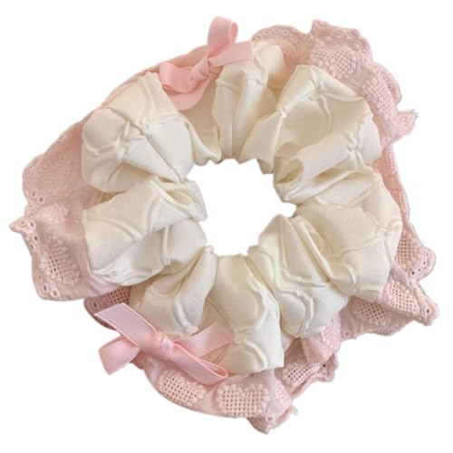 Spitzen-Haargummis für Damen, Hochsteckfrisuren, elastische Haarringe, ästhetischer Haargummi, Pferdeschwanzhalter von Pjeghbvop