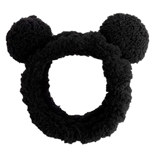 Süßer Bär-Ohren-Haarreif zum Waschen des Gesichts, weiches Tierohr-Stirnband für Frauen und Mädchen, Cosplay-Party, Haarschmuck von Pjeghbvop