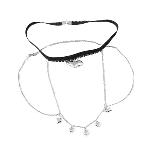 Trendiger Herz Angehender Beinkette Legierungsmaterial Schmuck Oberschenkelkörper Juden Geeignet Für Partys Und Versammlungen Modisch von Pjeghbvop