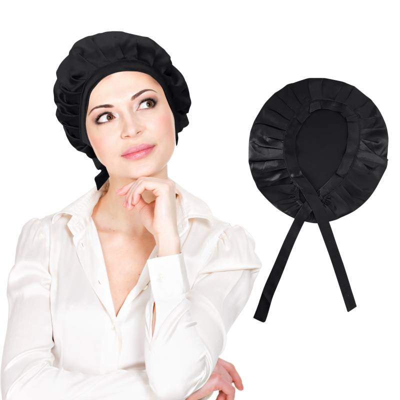 Silk Sleeping Cap - Bonnet For Hair Protection 22Momme von Placidsilk