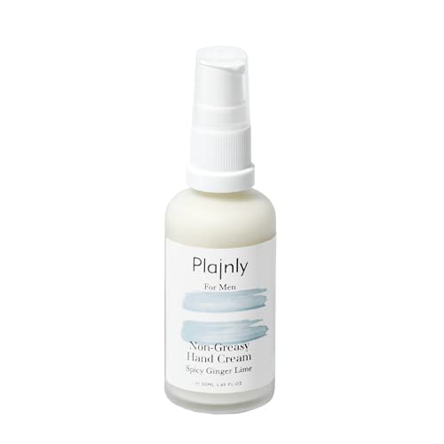 Plainly pflegende Bio-Handcreme für MÄNNER - Dermatologisch getestet - Vegan zertifiziert - Mit Cacay Öl - 100% Made in Germany - 50 ml in Glasflasche von Plainly
