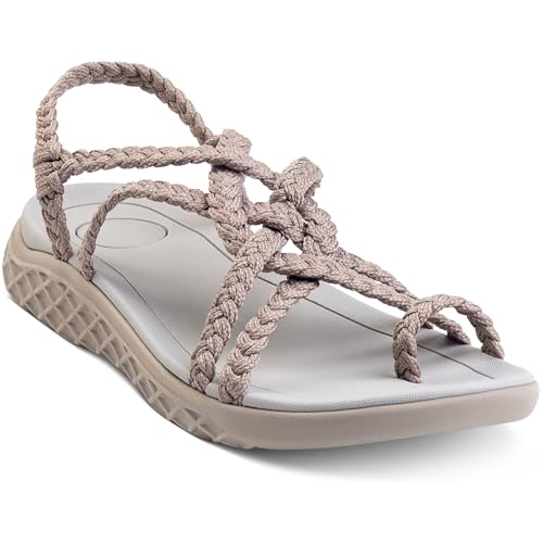 Plaka Erkunden Sie Wander- und Wandersandalen für Frauen,Bequeme Sommersandale mit Fußgewölbeunterstützung,Wasserdichte bequeme Sandalen für Reisen, Strand oder Pool, Brasilianischer Sand, 37.5/38 EU Plaka Erkunden Sie Wander- und Wandersandalen für Frauen,Bequeme Sommersandale mit Fußgewölbeunterstützung,Wasserdichte bequeme Sandalen für Reisen, Strand oder Pool, Brasilianischer Sand, 37.5/38 EU von Plaka