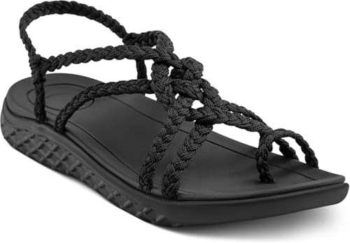 Plaka Erkunden Sie Wander- und Wandersandalen für Frauen | Bequeme Sommersandale mit Fußgewölbeunterstützung | Wasserdichte bequeme Sandalen für Reisen, Strand oder Pool, Pure Black, 36.5/37 EU Plaka Erkunden Sie Wander- und Wandersandalen für Frauen | Bequeme Sommersandale mit Fußgewölbeunterstützung | Wasserdichte bequeme Sandalen für Reisen, Strand oder Pool, Pure Black, 36.5/37 EU von Plaka