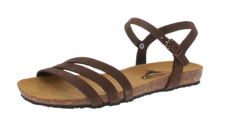 Plakton plakton 575080 Mam Alou Nobuck - Damen Schuhe Sandaletten - Marron Sandale von Plakton