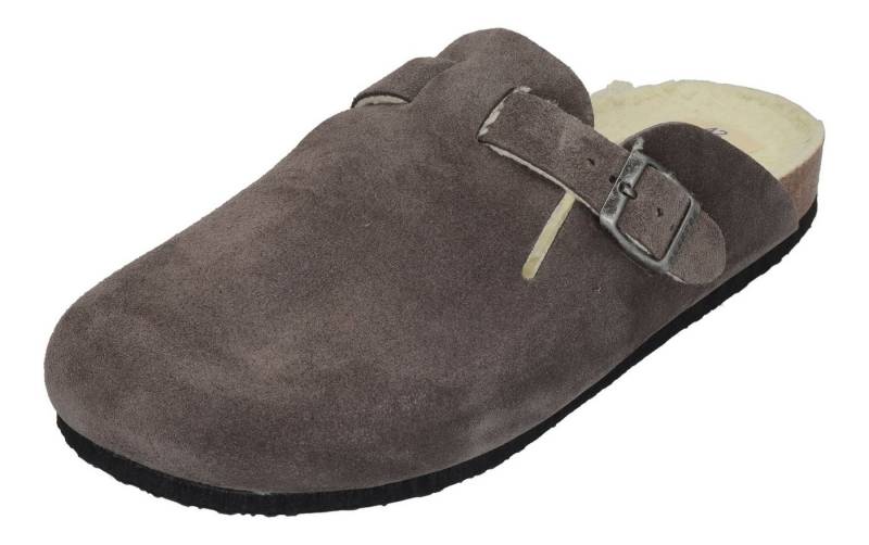 Plakton BLOG WOOL Hausschuh gris 870 von Plakton