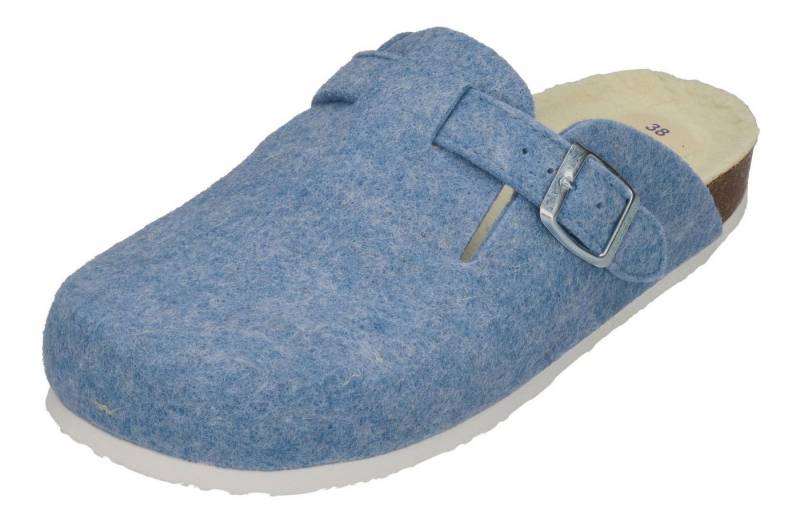 Plakton BLOGG FIELTRO WOOL Hausschuh celeste von Plakton