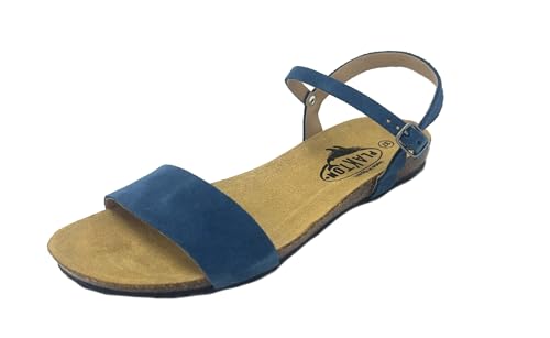 Plakton - Damen - Sandale - Mam Ambo - Afelpado - Zafiro - 38 von PLAKTON