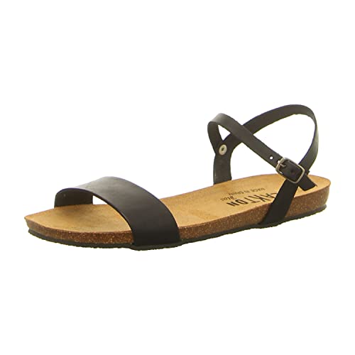 Plakton Damen Sandalen Mam Ambo Negro Gr. 39 von PLAKTON