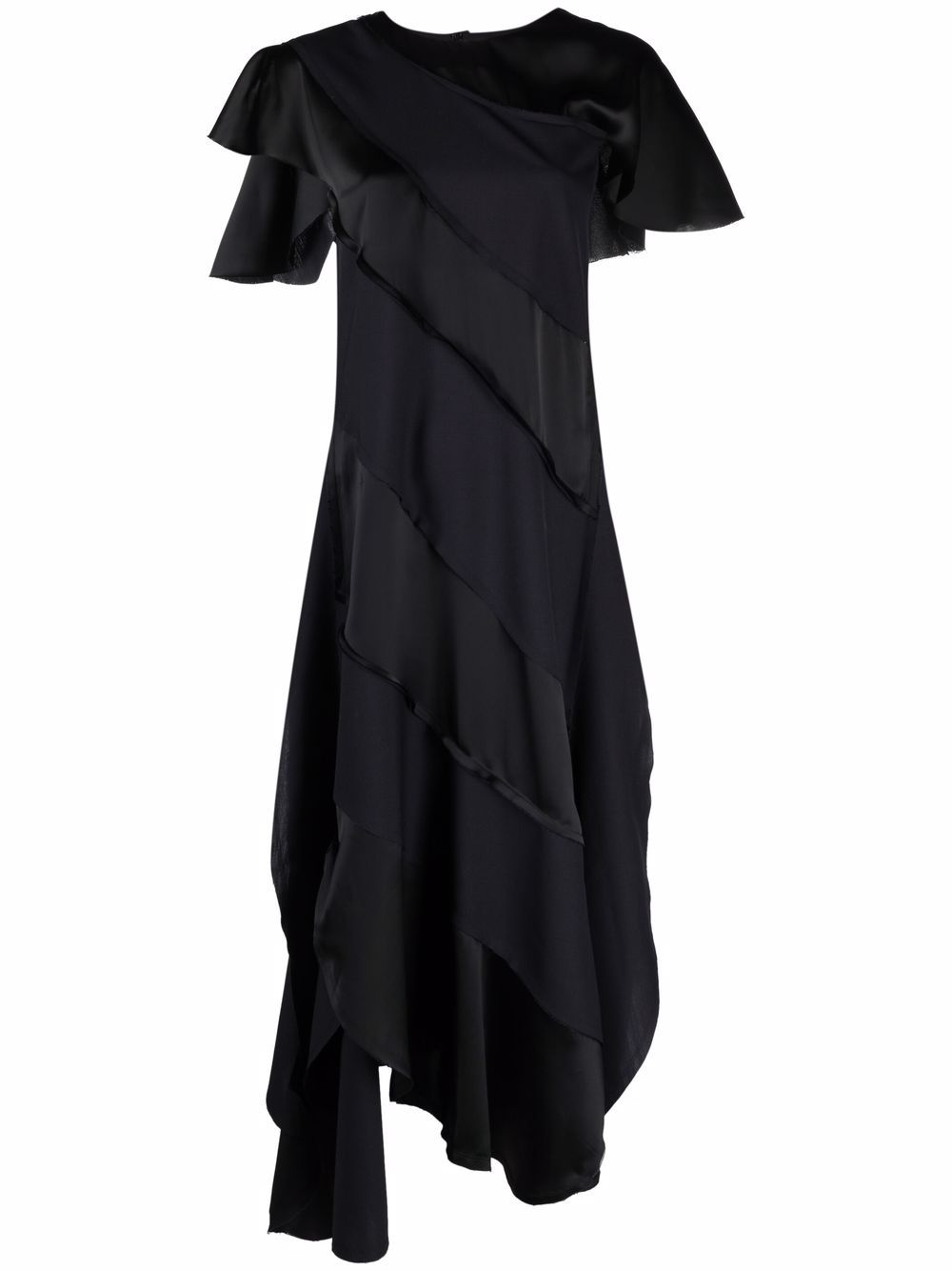 Plan C Asymmetrisches Kleid - Schwarz von Plan C