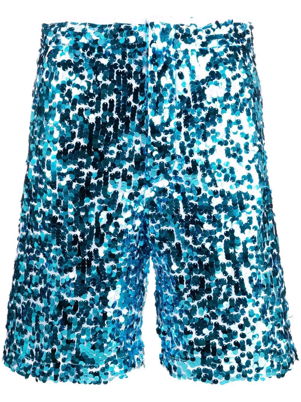 Plan C Bermudas mit Pailletten - Blau von Plan C