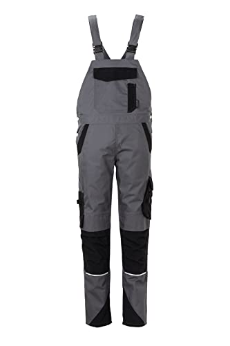 Planam Norit Damen Latzhose Schiefer schwarz Modell 6531 Größe 36 von Planam